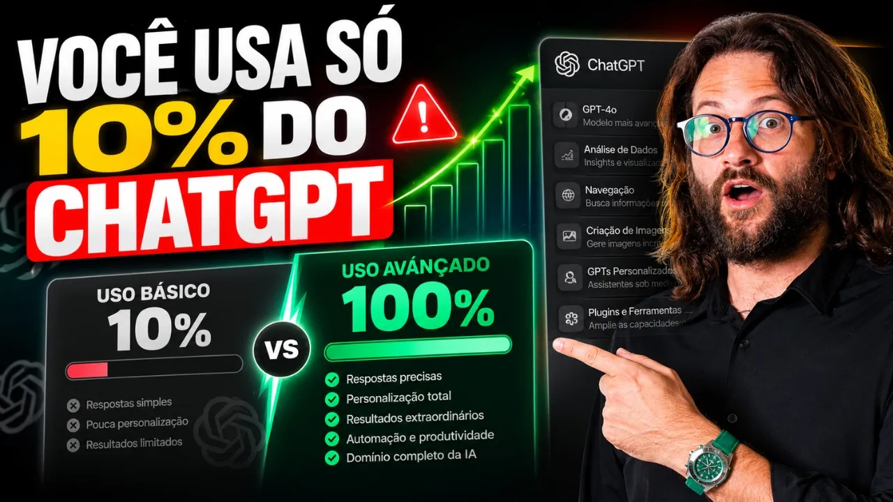 Como usar o ChatGPT de forma estratégica e sair do básico — Inventor Miguel